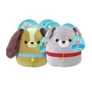 NWT. SQUISHMALLOWS Disney Lady & The Tramp